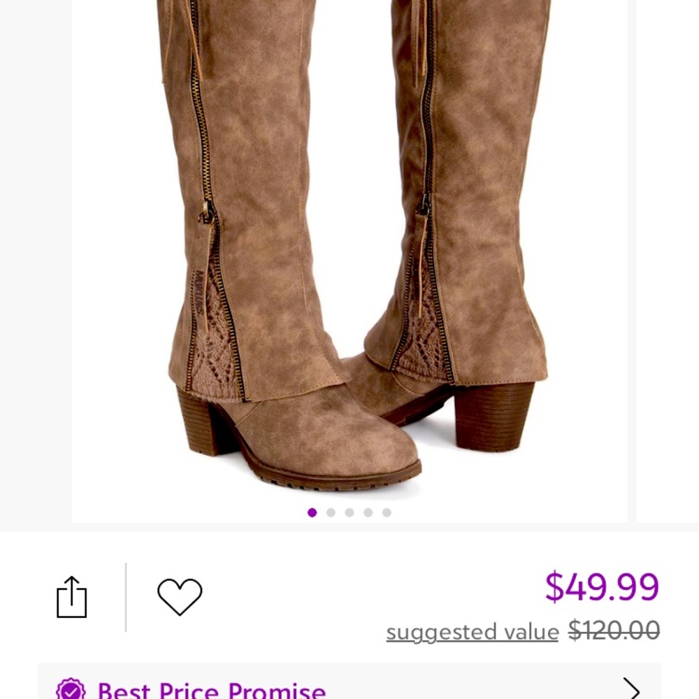 Color Tupe lacy boots for women